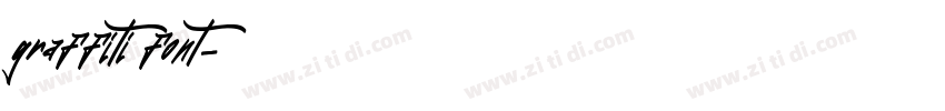 graffiti font字体转换